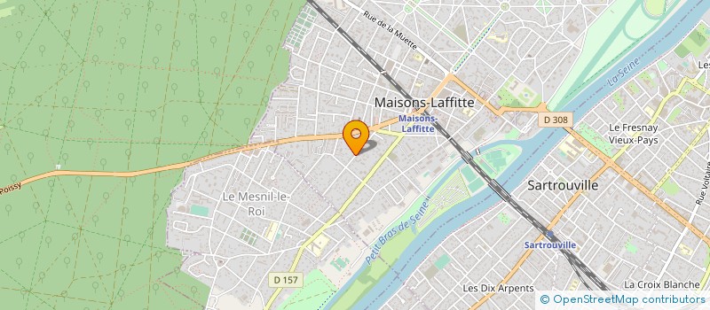 localisation de l'entreprise LAFFITTE MICRO à MAISONS-LAFFITTE