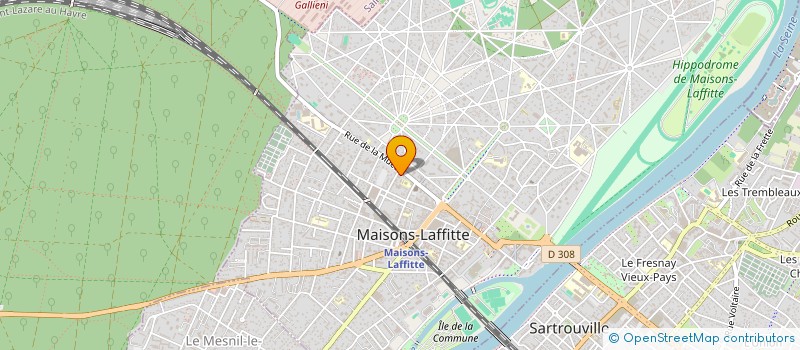 localisation de l'entreprise LAFFITTE PATRIMOINE à MAISONS-LAFFITTE