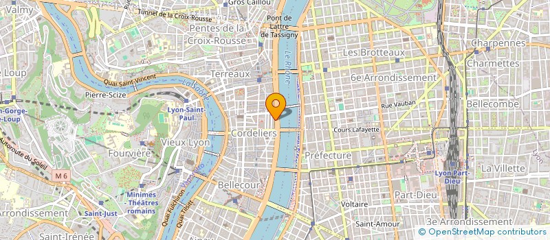 localisation de l'entreprise LAFFLY ET ASSOCIES  LYON