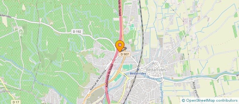 localisation de l'entreprise LAFFONT PHILIPPE CONSTRUCTIONS  BEDARRIDES