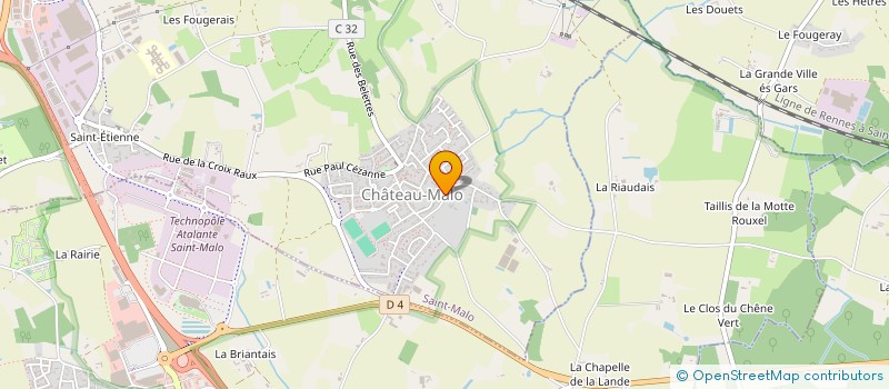 localisation de l'entreprise LAFFOREST ELECTRICITE  SAINT-MALO