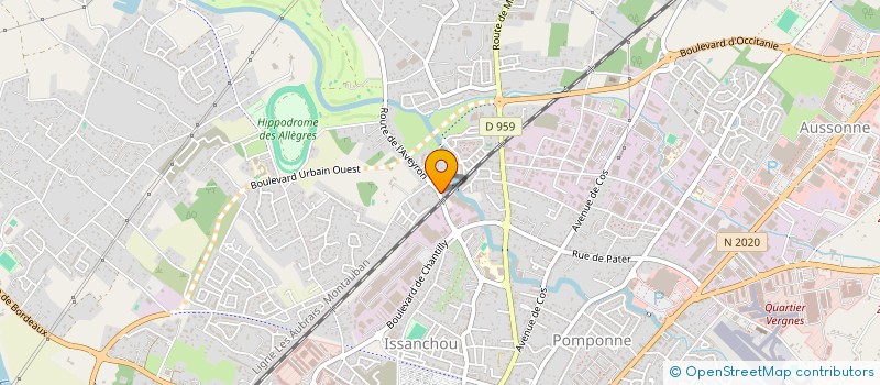 localisation de l'entreprise LAFFORGUE FERS ET METAUX EURL à MONTAUBAN