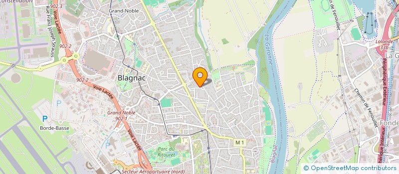 localisation de l'entreprise LAFFORGUE HABITAT  BLAGNAC