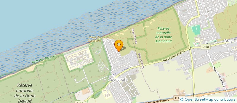 localisation de l'entreprise LAFFURNES  ZUYDCOOTE