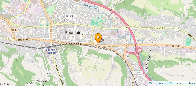 localisation de l'entreprise LAFI.COM à BOURGOIN-JALLIEU