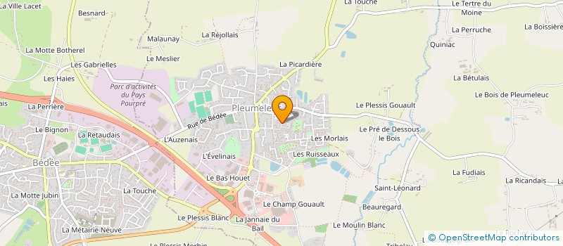 localisation de l'entreprise LAFI CONSTRUCTIONS à PLEUMELEUC