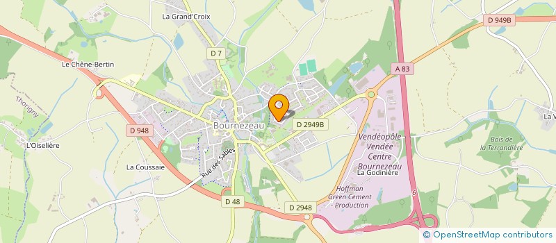 localisation de l'entreprise LAFICOM à BOURNEZEAU