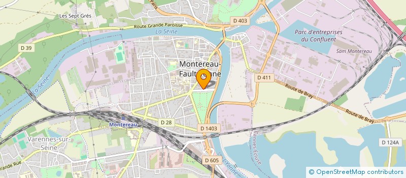 localisation de l'entreprise LAFIFAM à MONTEREAU-FAULT-YONNE