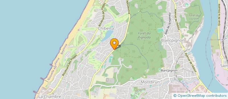 localisation de l'entreprise LAFIMMO  ANGLET