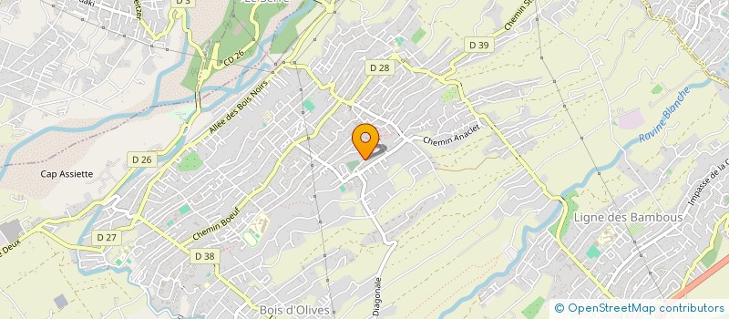 localisation de l'entreprise LAFINE à SAINT-PIERRE