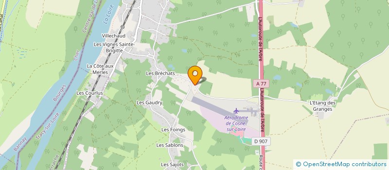 localisation de l'entreprise LAFINEAU à COSNE-COURS-SUR-LOIRE
