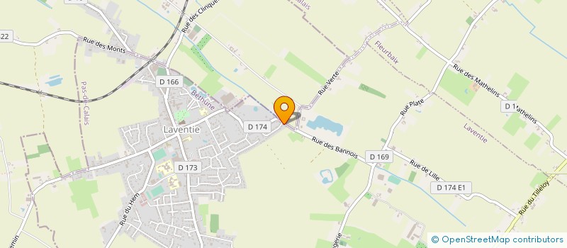 localisation de l'entreprise LAFINECO  LAVENTIE