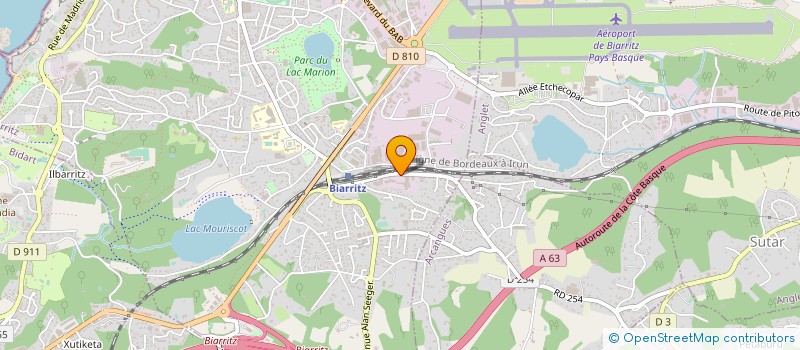 localisation de l'entreprise LAFITTE DESIGN à BIARRITZ