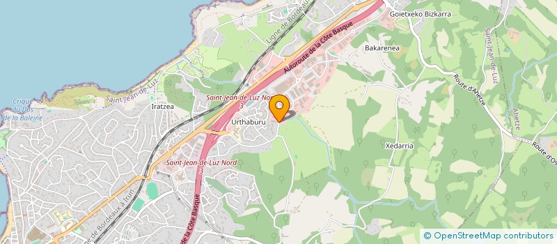 localisation de l'entreprise LAFITTE - DUVIGNAU  SAINT-JEAN-DE-LUZ