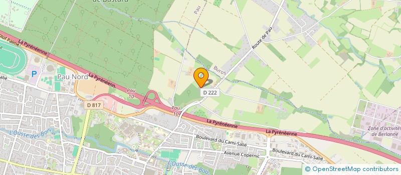 localisation de l'entreprise LAFITTE ENVIRONNEMENT à PAU