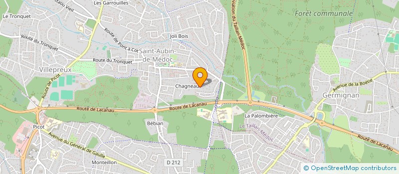 localisation de l'entreprise LAFITTE EXPERTISES à SAINT-AUBIN-DE-MEDOC