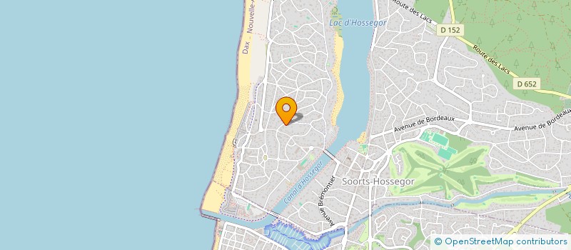 localisation de l'entreprise LAFITTE IMMOBILIER  SOORTS-HOSSEGOR