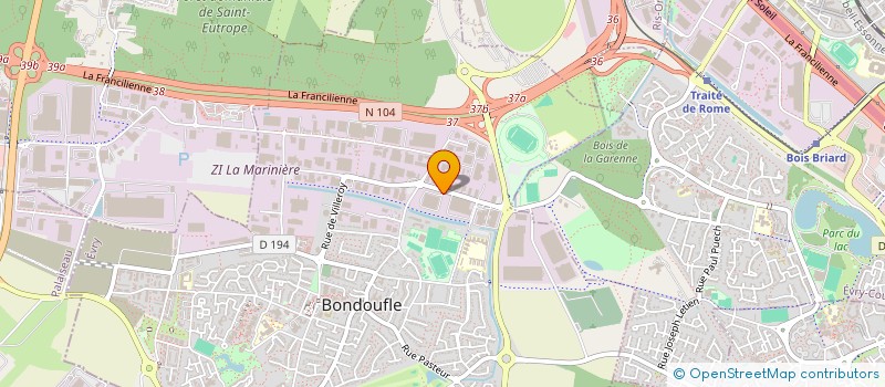 localisation de l'entreprise LAFKIHI à BONDOUFLE