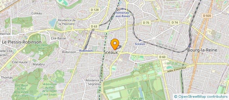 localisation de l'entreprise LAFLECHE  SCEAUX