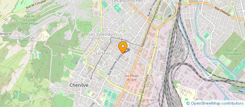 localisation de l'entreprise LAFLOR à CHENOVE