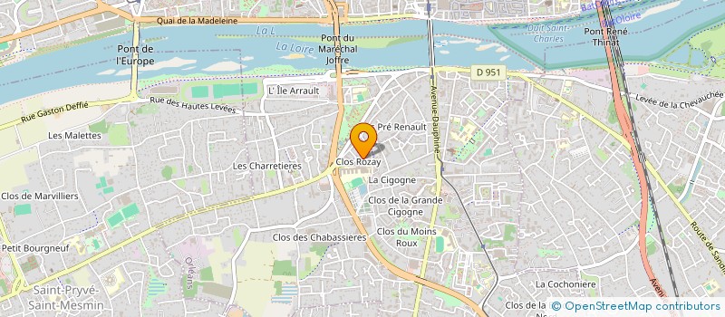localisation de l'entreprise LAFNOUNE CORPORATION à ORLEANS