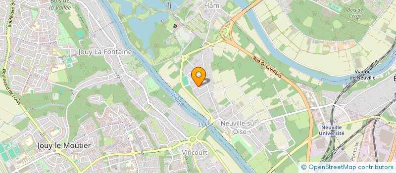 localisation de l'entreprise LAFON-SEBASTIANI à NEUVILLE-SUR-OISE