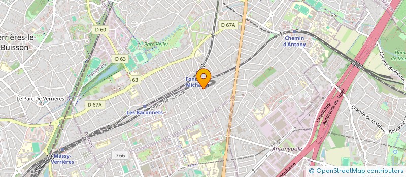 localisation de l'entreprise LAFON VALERIE ET VERONIQUE à ANTONY