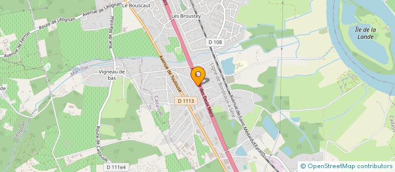 localisation de l'entreprise LAFONCAB  CADAUJAC