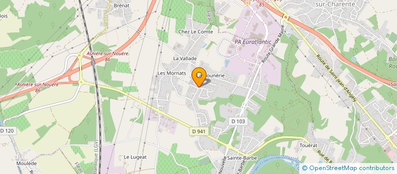 localisation de l'entreprise LAFOND CREATIONS à FLEAC