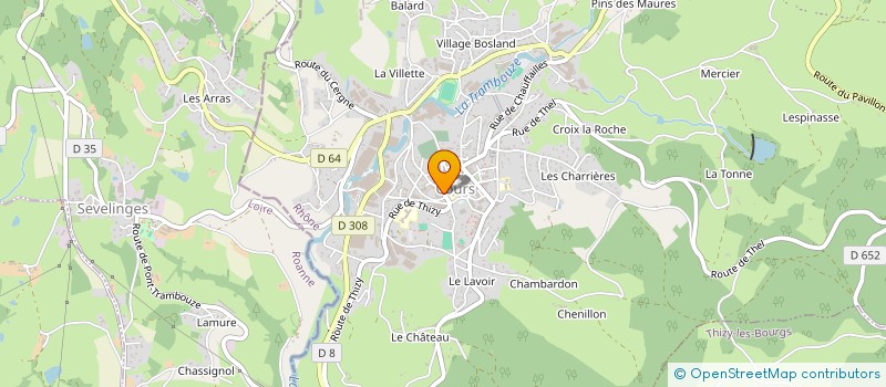 localisation de l'entreprise LAFOND DISTRIBUTION  COURS