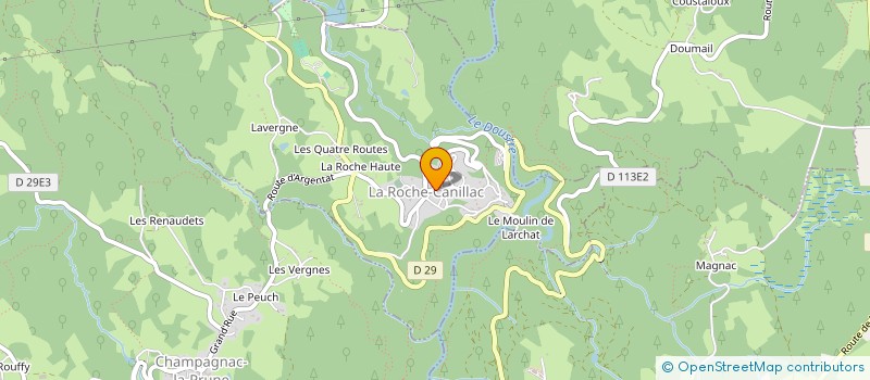 localisation de l'entreprise LAFOND GRANDE  CLERGOUX