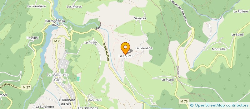 localisation de l'entreprise LAFOND IMMOBILIER  LA VALLA-EN-GIER