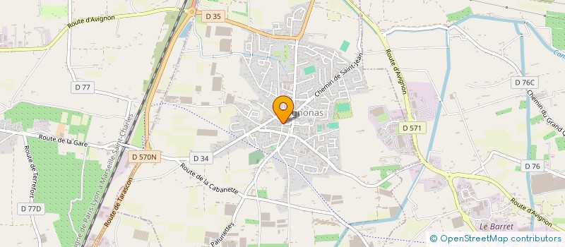 localisation de l'entreprise LAFONT IMMOBILIER  ROGNONAS