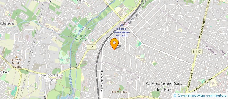 localisation de l'entreprise LAFONT SECURITE à SAINTE-GENEVIEVE-DES-BOIS