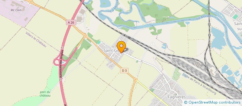 localisation de l'entreprise LAFONTAINE  SAINT-GIBRIEN