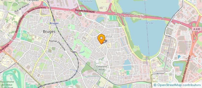 localisation de l'entreprise LAFONTAINE 9  BRUGES