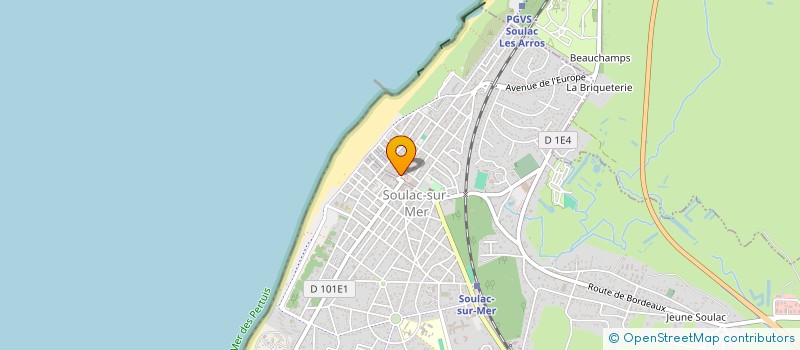 localisation de l'entreprise LAFONTAINE  SOULAC-SUR-MER