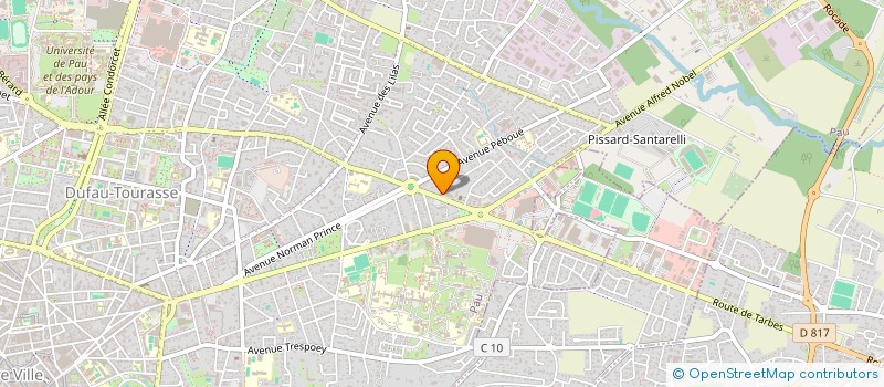 localisation de l'entreprise LAFONTAINE DISTRIBUTION à PAU