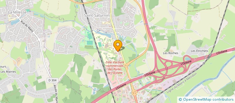 localisation de l'entreprise LAFONTAN PLOMBERIE CHAUFFAGE à SAINT-SATURNIN