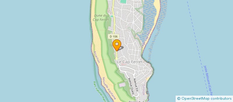 localisation de l'entreprise LAFONTEAM à LEGE-CAP-FERRET