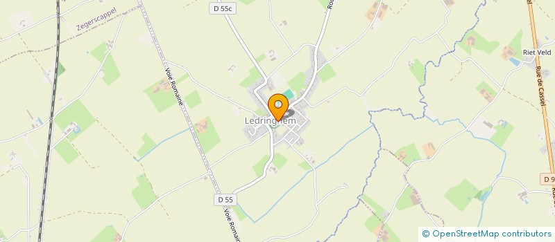 localisation de l'entreprise LAFORCE BATIMENT  HERZEELE