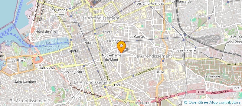 localisation de l'entreprise LAFOREST à MARSEILLE