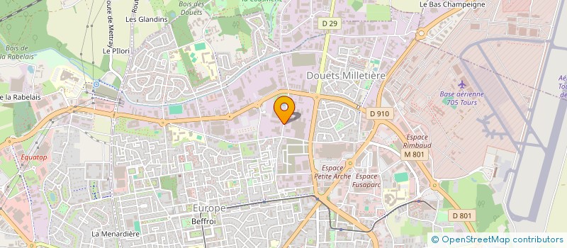 localisation de l'entreprise LAFOREST  TOURS
