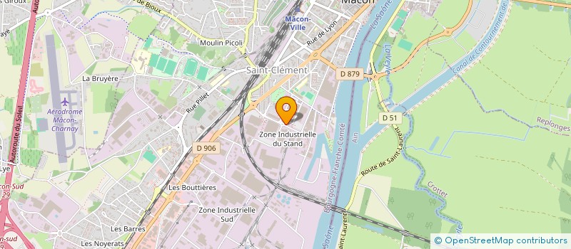 localisation de l'entreprise LAFOREST à MACON