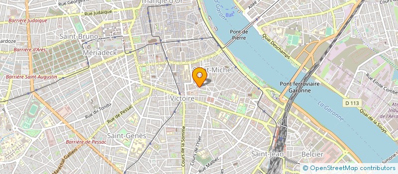 localisation de l'entreprise LAFORET - SEGNEUR ET ASSOCIES à BORDEAUX