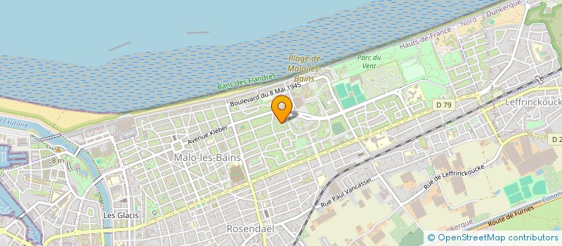 localisation de l'entreprise LAFORGE LMNP à DUNKERQUE