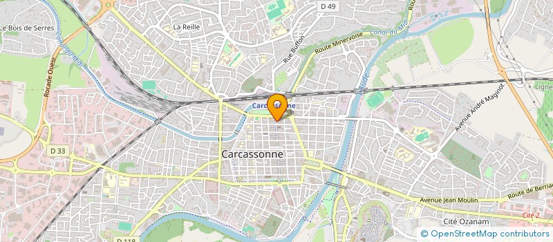 localisation de l'entreprise LAFORGUE ALAIN ET GERARD à CARCASSONNE