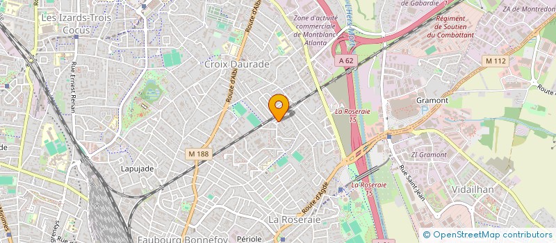 localisation de l'entreprise LAFORGUE COURTAGE à TOULOUSE