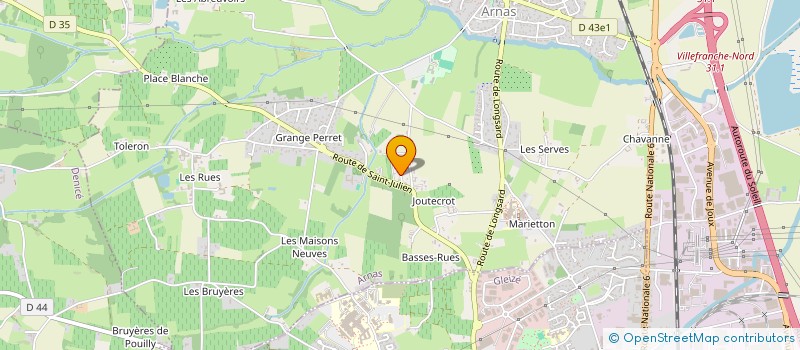 localisation de l'entreprise LAFORTHO  ARNAS