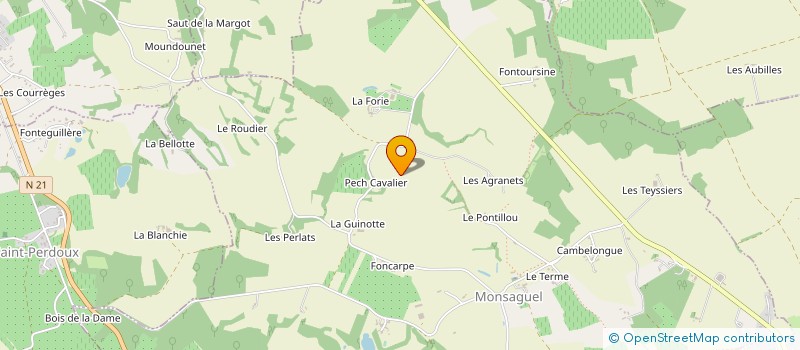 localisation de l'entreprise LAFOSCADE E.N. à MONSAGUEL